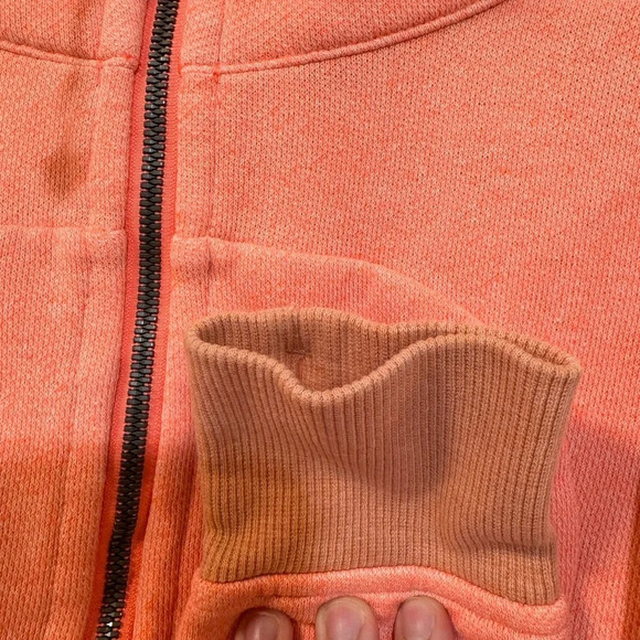 Lululemon Peach Full Zip On the Daily Hoodie Size 4 - Picture 6 of 9